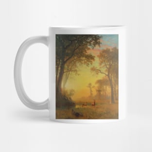 Light In The Forest by Albert Bierstadt Mug